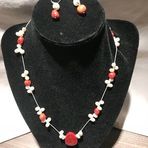 Necklace & earrings